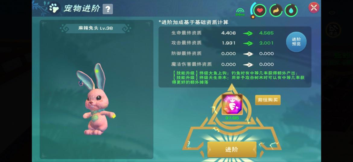 疯疯兔成功六阶-创造与魔法-摸鱼社
